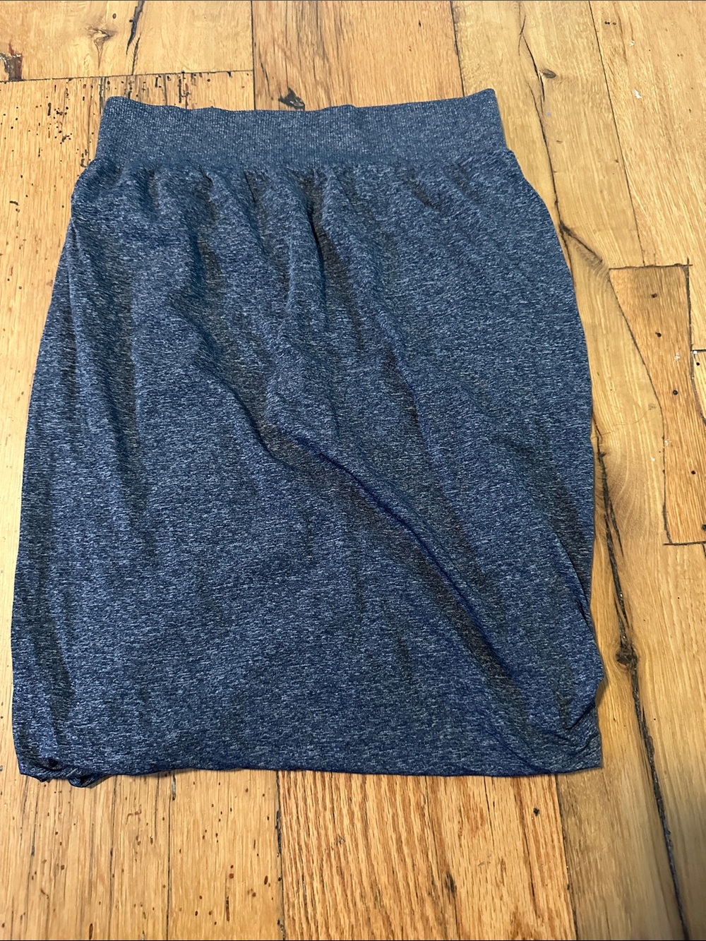 lululemon athletica Navy Heather Cropped Active Top